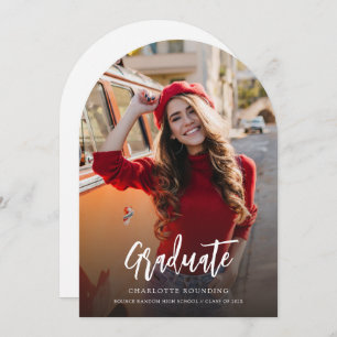 Foto Abschluss 2025 Minimalistische Ankündigung