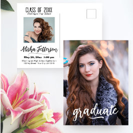 Foto Abschluss Ankündigung / Einladung Postkarte