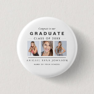 Foto Abschluss Collage Graduate Custom Button