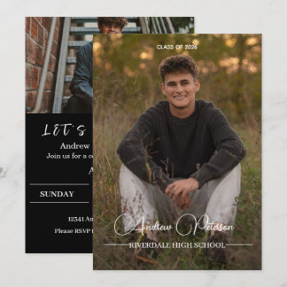 Foto-Abschluss-Einladung, Abschlussjahrgang 2026 Einladung