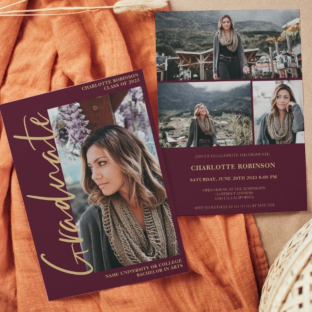 Foto-Abschluss für Bordeaux-Graduate Einladung (Von Creator hochgeladen)