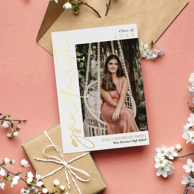 Foto-Abschluss für Weißgold-Fohlen Folieneinladung (Von Creator hochgeladen)