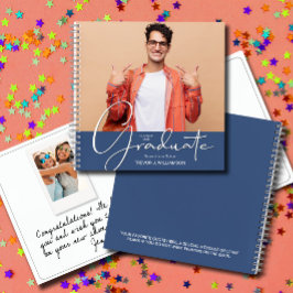 Foto Abschluss Guest Book Keepake Notizbuch