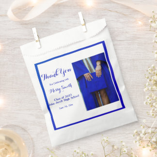 Foto Abschluss, Klasse von 2023 Blue Danke Fa Geschenktütchen