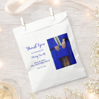 Foto Abschluss, Klasse von 2023 Blue Vielen Dank Geschenktütchen