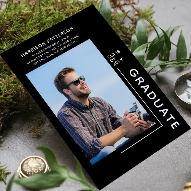 Foto Abschluss Modernes Skript Inspiration Zitat (Von Creator hochgeladen)