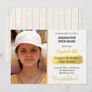 Foto Abschluss Open House Einladung