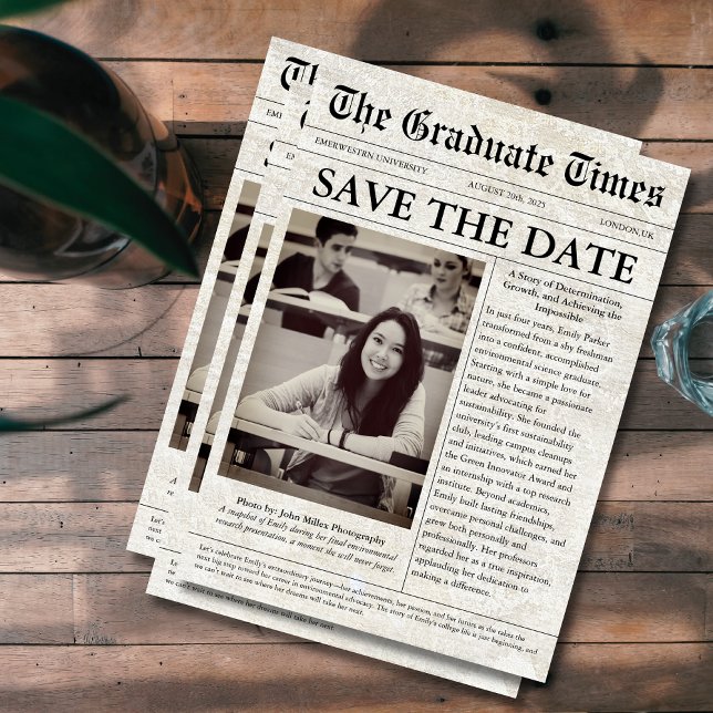 Foto Abschluss Save The Date (Von Creator hochgeladen)