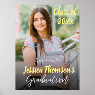 Foto-Abschlussfeier Willkommen Klasse 2026 Poster