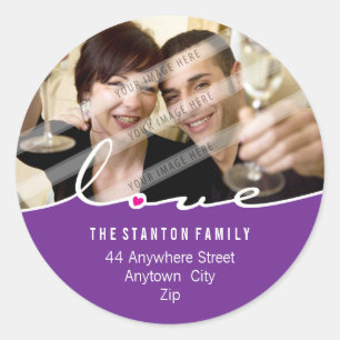 FOTO ADDRESS STICKER :: Liebe dividieren 8