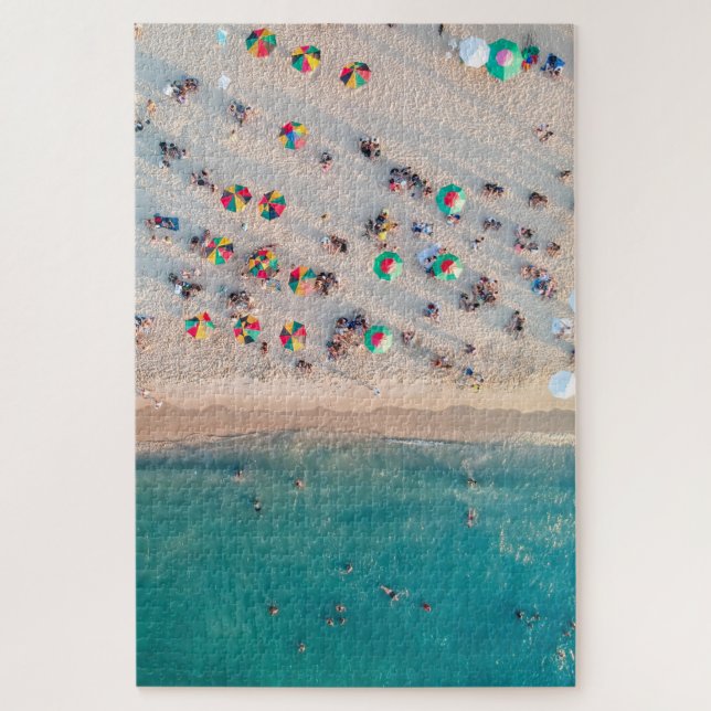 Foto "Aerial Beach View Colorado" Puzzle (Vertikal)