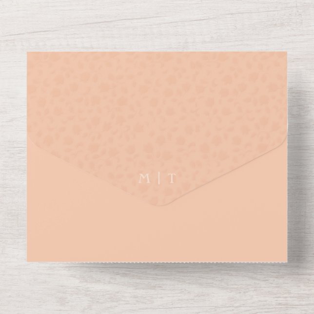 Foto All in One Wedite Einladung mit QR Code (Rückseite)