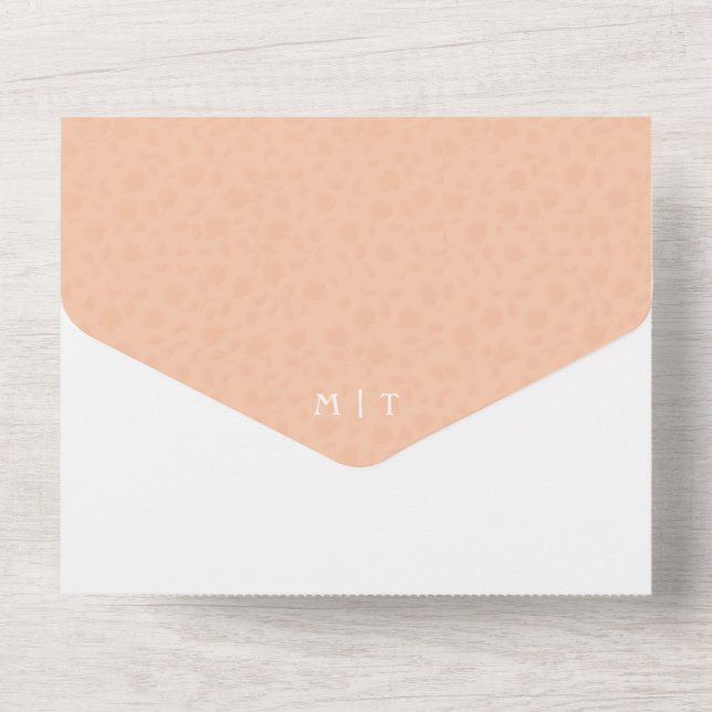 Foto All in One Wedite Einladung mit QR Code (Rückseite)