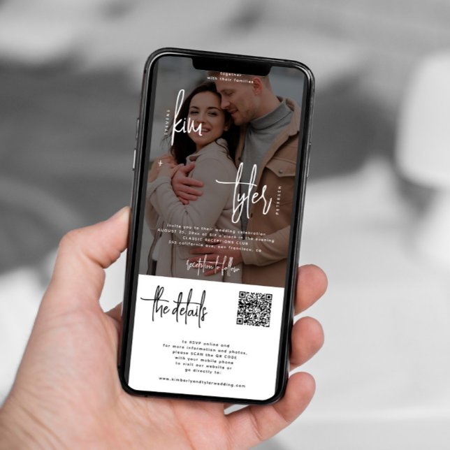 Foto alle in einem QR-Code uAwg Details Hochzeit Einladung (Von Creator hochgeladen)