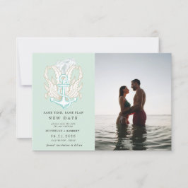 Foto an der Küste Ändern Sie das Datum Einladung