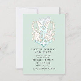 Foto an der Küste Ändern Sie das Datum Einladung