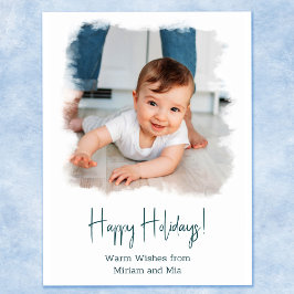 Foto an der Küste Postkarte Weißes Wasser