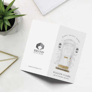 Foto an der Vorderseite des klassischen weißen Was Visitenkarten