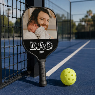 Foto-Andenken Dad Est Geschenk Vater Pickleball Schläger