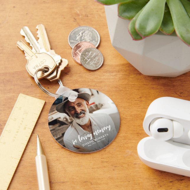 Foto-Andenken "In Liebe" Schlüsselanhänger (Schreibtisch)