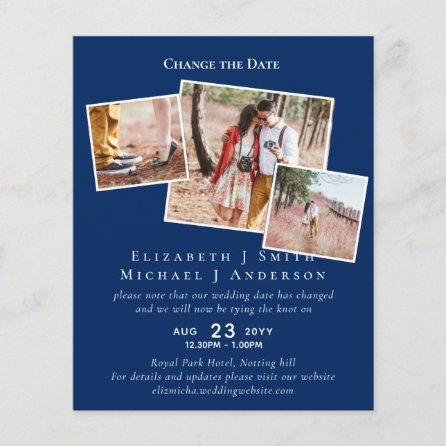 FOTO ändert die Datumspläne Aufschieben JEDES Erei (Vorderseite)