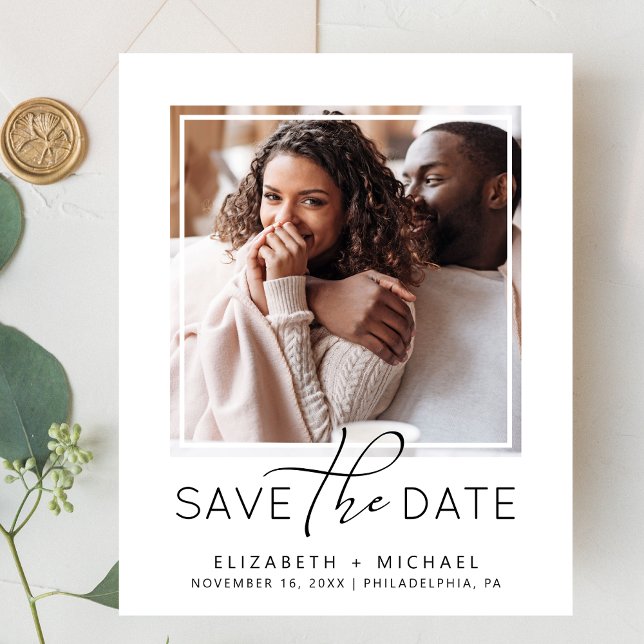 Foto Ankündigung Datum freihalten (An affordable save the date announcement without compromising on quality or design)