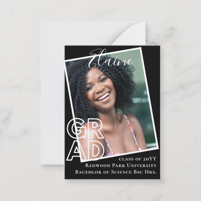 FOTO-Ankündigung von HAUSHALT Dankeschön Mitteilungskarte (Vorderseite)