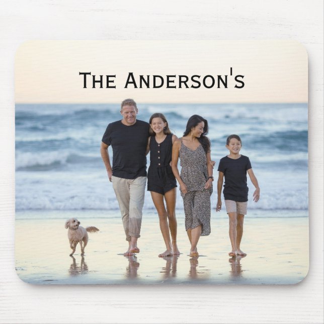 Foto Anpassen des Monogrammbilds Mousepad (Vorne)