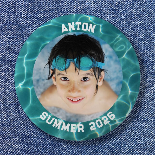 Foto Aqua Green Schwimmbad Grenzen Button (Sports Photo Aqua Green Swimming Pool Border Button)