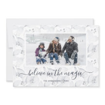 Foto Aquarellblättern Weihnachtskarten