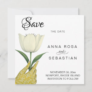 *~* Foto AR6 Elegant Vintage 17 Save the Date Einladung