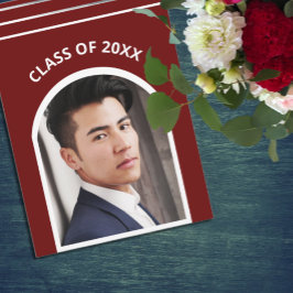 Foto Arch Abschluss mit traditionellem Streifen Einladung