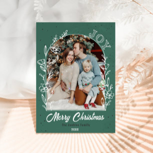 Foto Arch mit Blumen Postkarte