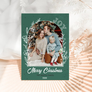 Foto Arch mit Blumen Postkarte