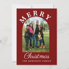 Foto Arch Moderne Schrift Weihnachten Rot