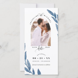 Foto Arch, Navy Hochzeit speichern das Date Leseze