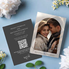 Foto Arch Template Elegante Hochzeit Save The Date