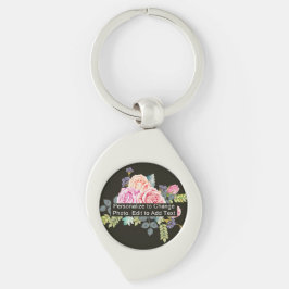 Foto Art Name Monogram Quote Heart Shaped Schlüsselanhänger