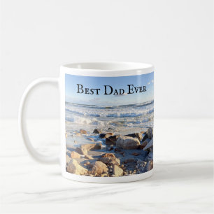 Foto Atlantischer Ozeanwellen Bester Vater je Kaffeetasse