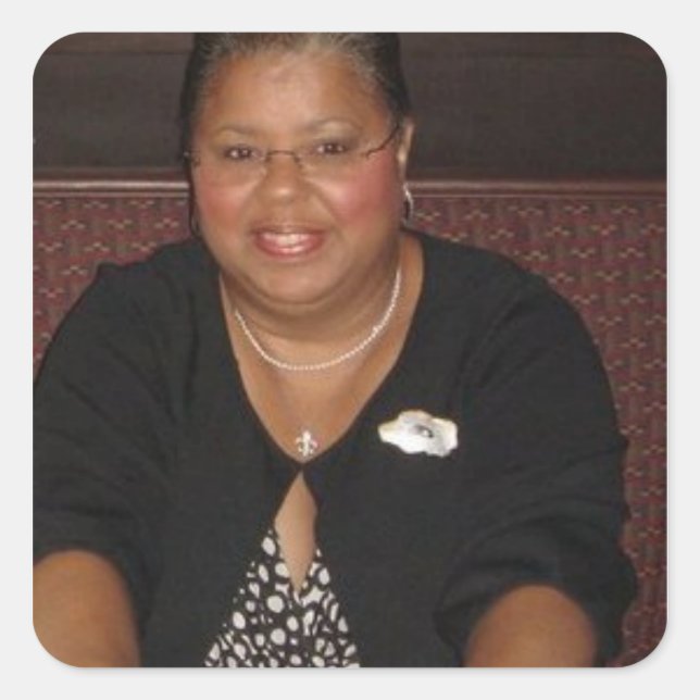 Foto-Aufkleber Quadratischer Aufkleber (Vorderseite)