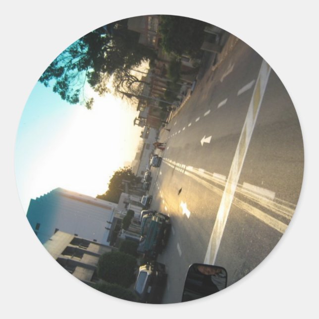 Foto-Aufkleber Runder Aufkleber (Vorderseite)