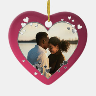 Foto aus Plum Hearts und Band Keramikornament