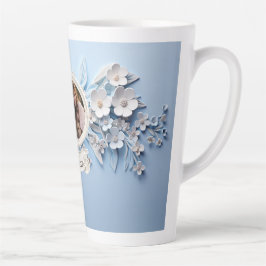 Foto aus weißem Porzellan Milchtasse