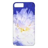 Foto aus weißem und lila Peony