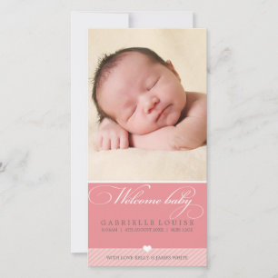 FOTO BABY ANKÜNDIGUNG: hübscher Typ 1 Ankündigung