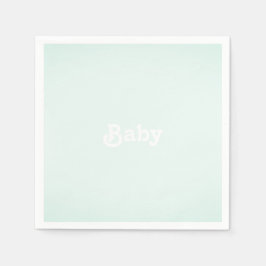 Foto Babydusche, Geburtstag anpassen Serviette