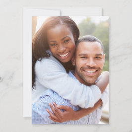 Foto Backcard für Vellum Overlay-Einladung Einladung
