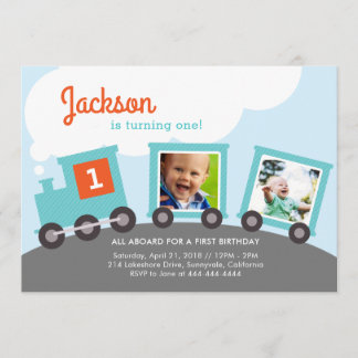 Foto-Bahn-Party Einladung