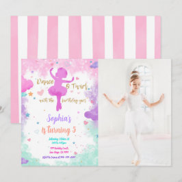 Foto Ballerina Einladung