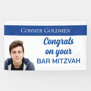Foto-Banner! Benutzerdefinierter Bar-Mizwa-Banner Banner